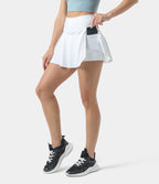 Everyday Airy 2-in-1 InstantCool Tennis Skirt-Marvelous — White — view 3