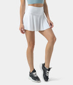 Everyday Airy 2-in-1 InstantCool Tennis Skirt-Marvelous — White — view 2