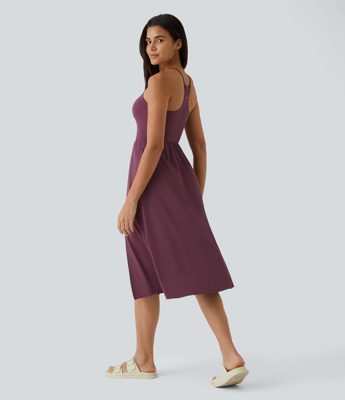 Everyday Midi Chill Dress-La Land — Fig — view 2