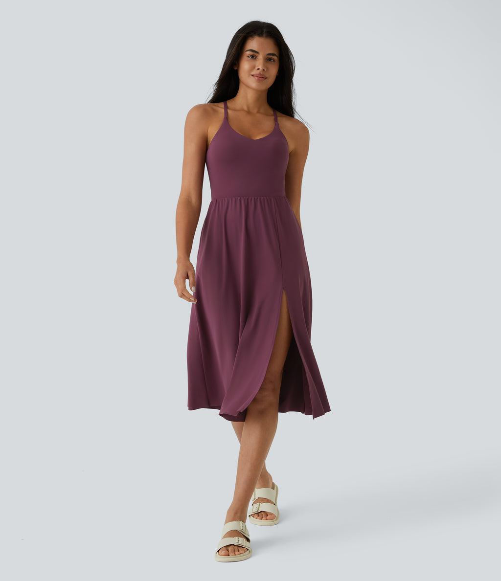 Everyday Midi Chill Dress-La Land — Fig — view 1