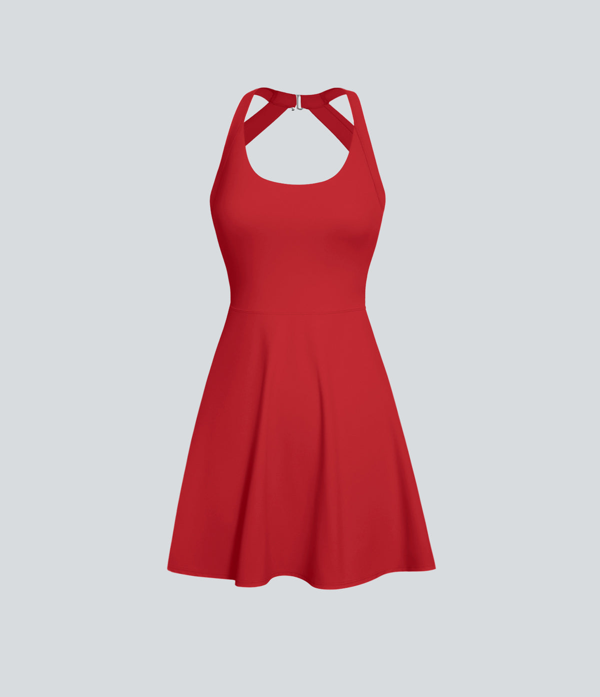 Backless Twisted Active Dress A-C Cups — Salsa — view 7