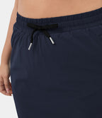 Everyday 2-in-1 Plus Size Golf Skirt-Serenity — Dark Sapphire — view 5