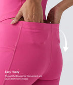 Plush Backless Active Dress-Edition — Fuchsia Purple — view 5