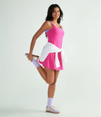 Plush Backless Active Dress-Edition — Fuchsia Purple — view 3