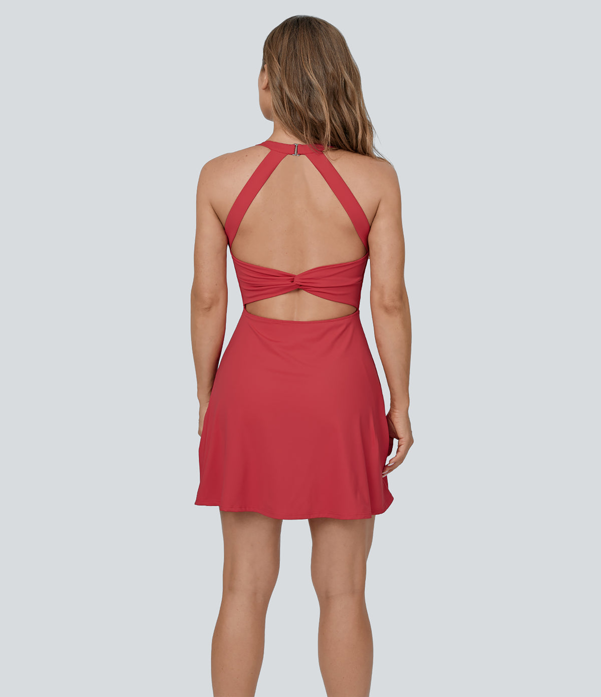 Flare Mini Dance Active Dress DD-F Cups — Salsa — view 3
