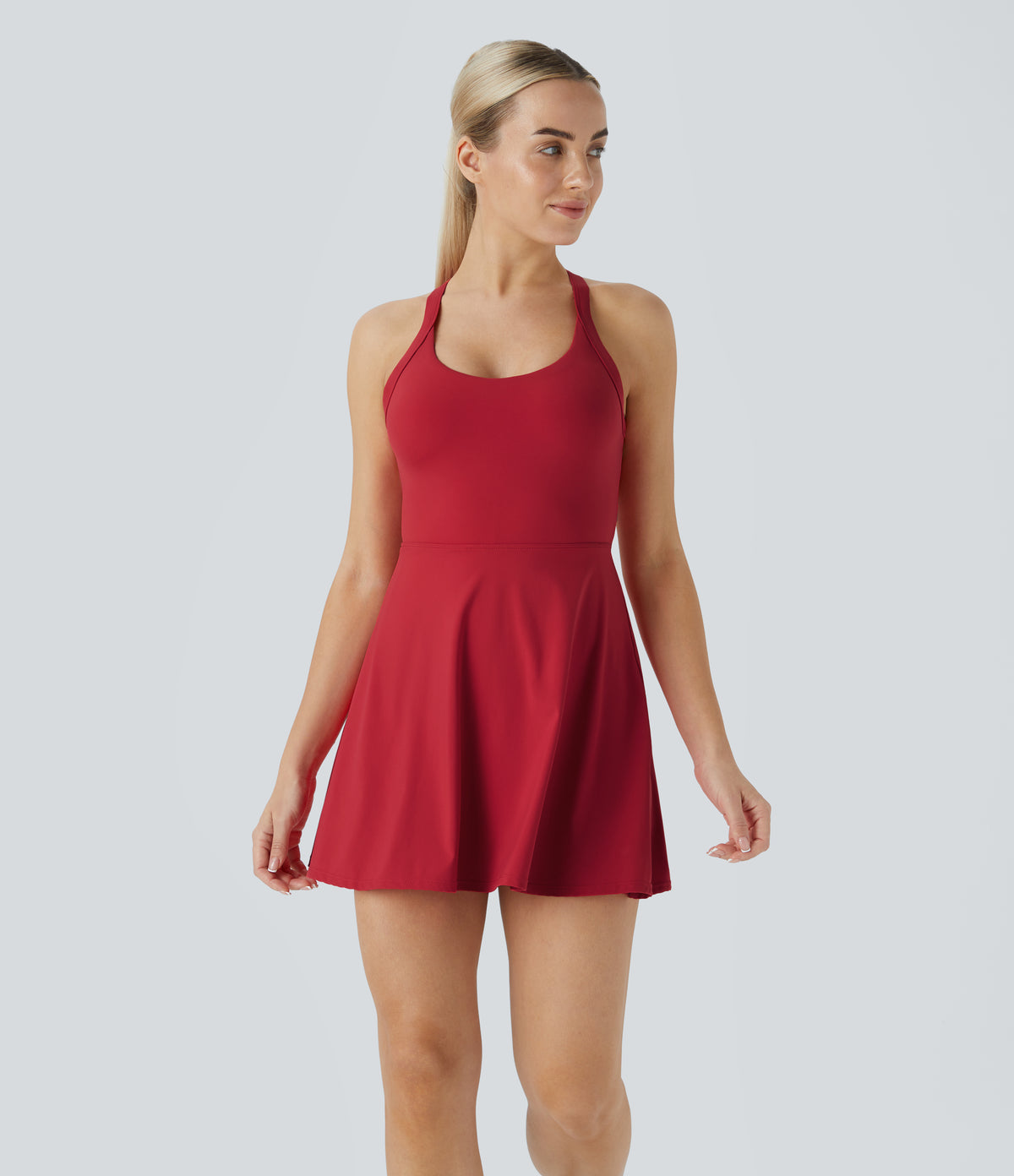 Airy Backless Twisted InstantCool Dance Active Dress-Edition — Salsa — view 2