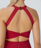 Airy Backless Twisted InstantCool Dance Active Dress-Edition — Salsa — view 7