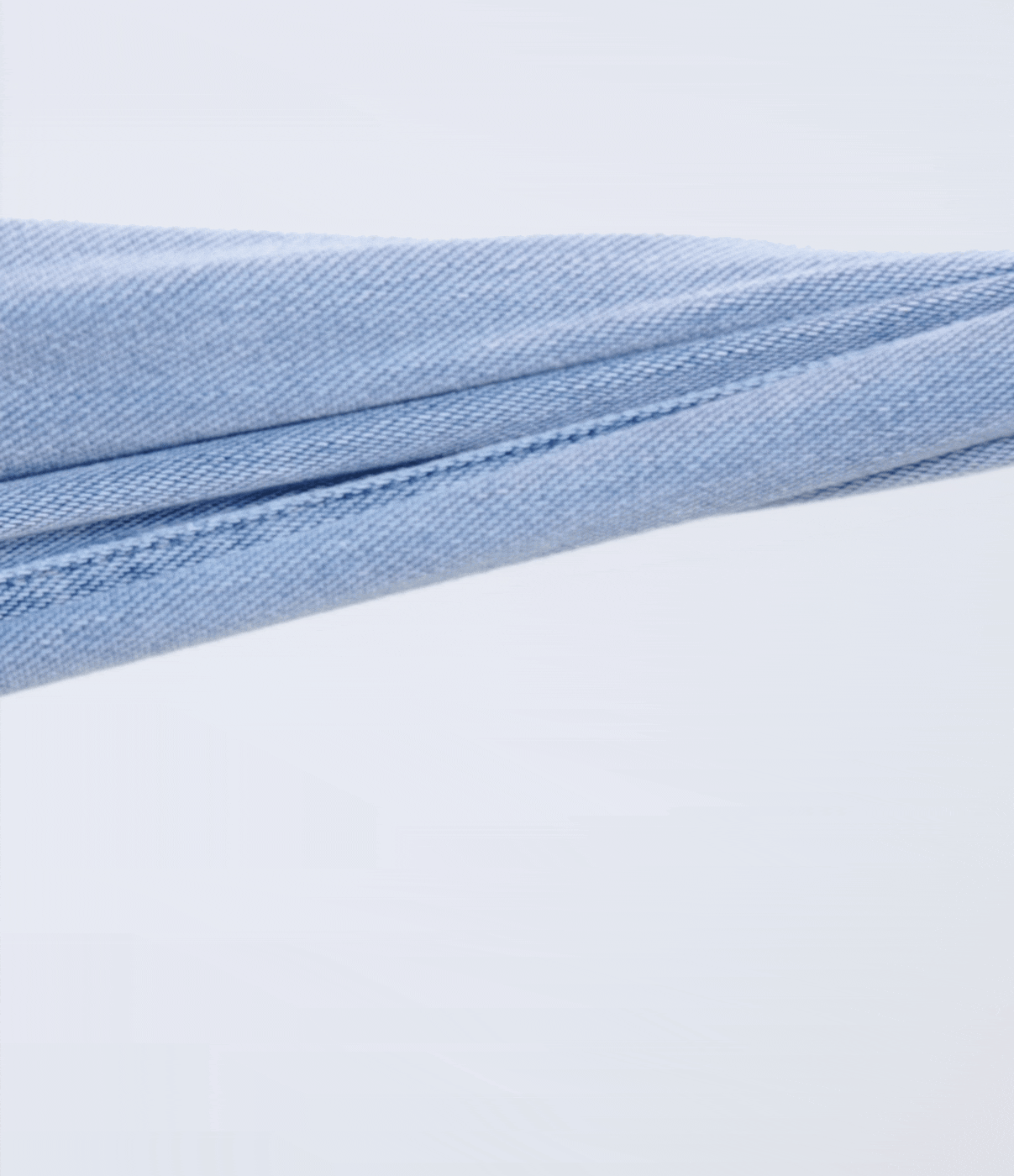 Mid Low Rise Zipper Pockets Casual Skinny Jeans — Sea Blue Denim — view 3