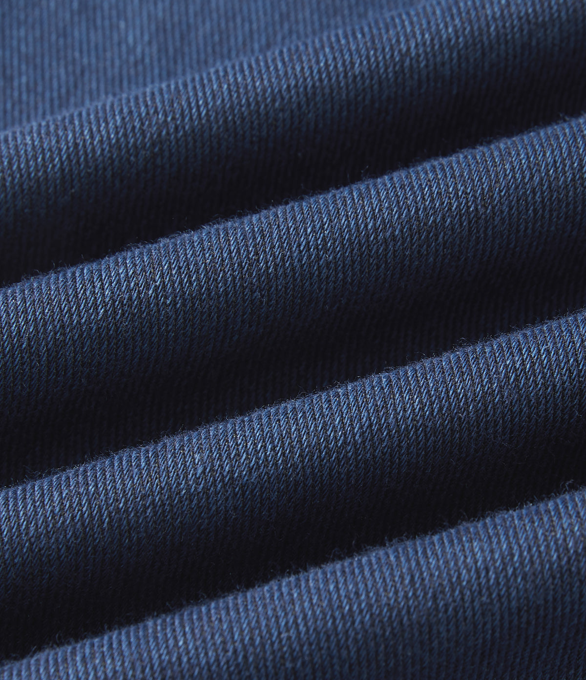 High Waisted Pockets Straight Leg Work Jeans — Washed Denim Navy Blue — view 7