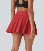 Airy 2-in-1 InstantCool Tennis Skirt-Longer Length-Marvelous — Mars Red — view 2