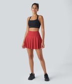 Airy 2-in-1 InstantCool Tennis Skirt-Longer Length-Marvelous — Mars Red — view 6