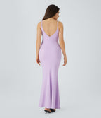 Airy Maxi Mermaid Slip InstantCool Dress — Pink Orchid — view 2