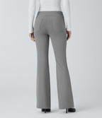 Mid Rise Pocket Work Trousers — Putty Gray — view 2