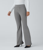 Mid Rise Pocket Work Trousers — Putty Gray — view 3