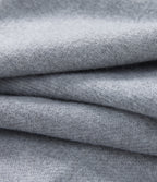 Knit Fringe Casual Scarf — Grey — view 2