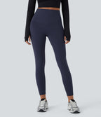 Plush Thermal High Waisted Tummy Control Pocket Workout Leggings — Overture — view 3