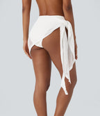 Hollow Out Swim Cover Up — White — view 2