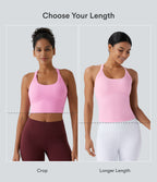 Plush Cut Out Yoga Tank Vest Top A-D Cups — Nosegay — view 2