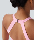 Plush Cut Out Yoga Tank Vest Top A-D Cups — Nosegay — view 7