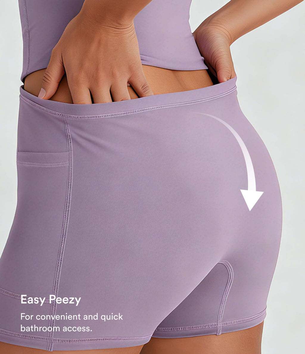 Plush Molded Cups Dance Active Dress-Edition DD-F Cups — Tulip Purple — view 4