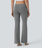 Low Rise Pocket Casual Trousers — Putty Gray — view 2