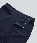 Mid Rise Multiple Pockets Capri Tapered Quick Dry Golf Trousers-Golf Tee Pocket-UPF40+ — Dark Blue — view 7
