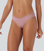 Low Rise Lounge Underwear Panties — Soft Berry — view 3