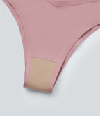 Low Rise Lounge Underwear Panties — Soft Berry — view 7