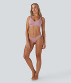 Low Rise Lounge Underwear Panties — Soft Berry — view 6