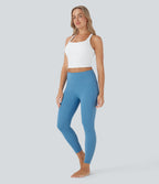 Cropped Yoga Tank Vest Top DD-F Cups — White — view 5