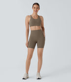 Low Support Yoga Sports Bra A-D Cups — Dawn Brown — view 6