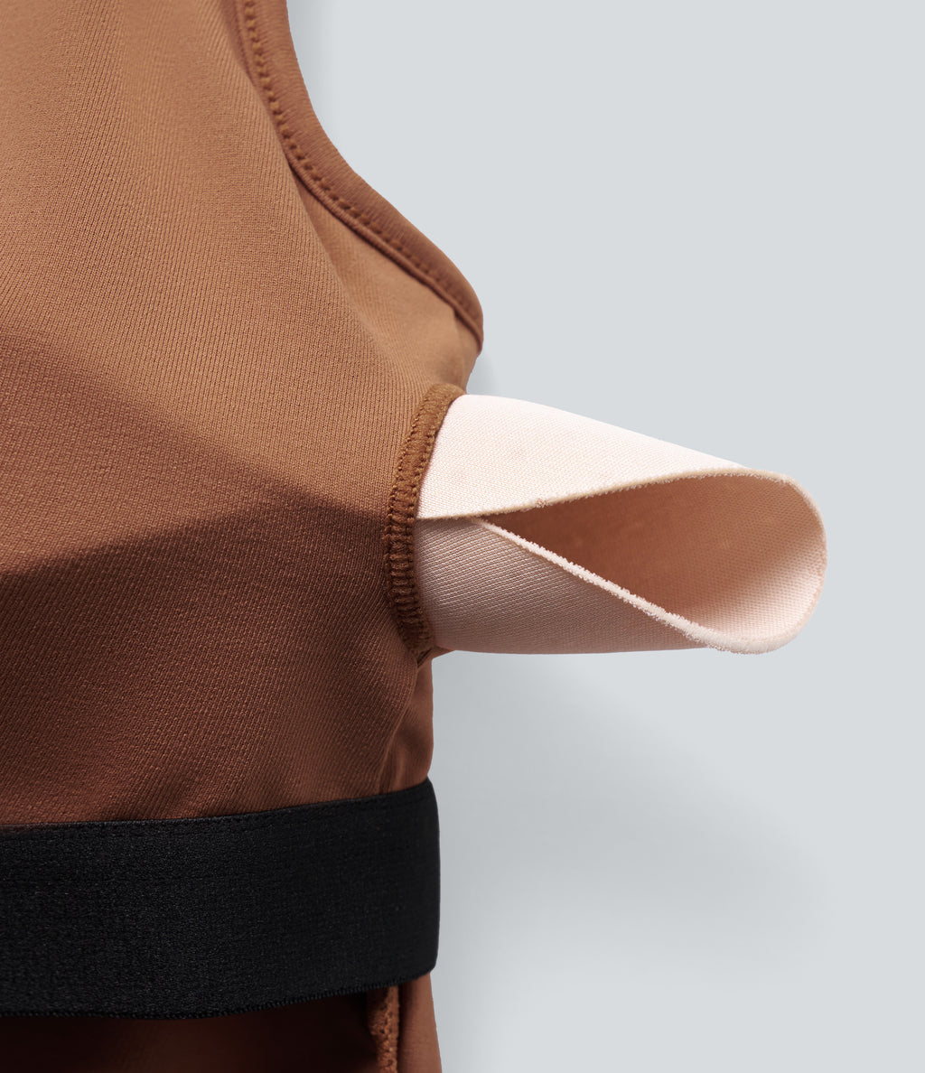 Backless Bodycon Mini Casual Dress — Rust Red — view 7