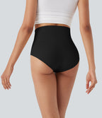 OneForm Seamless Flow High Waisted Shapewear Lounge Underwear Panties — Black — view 2