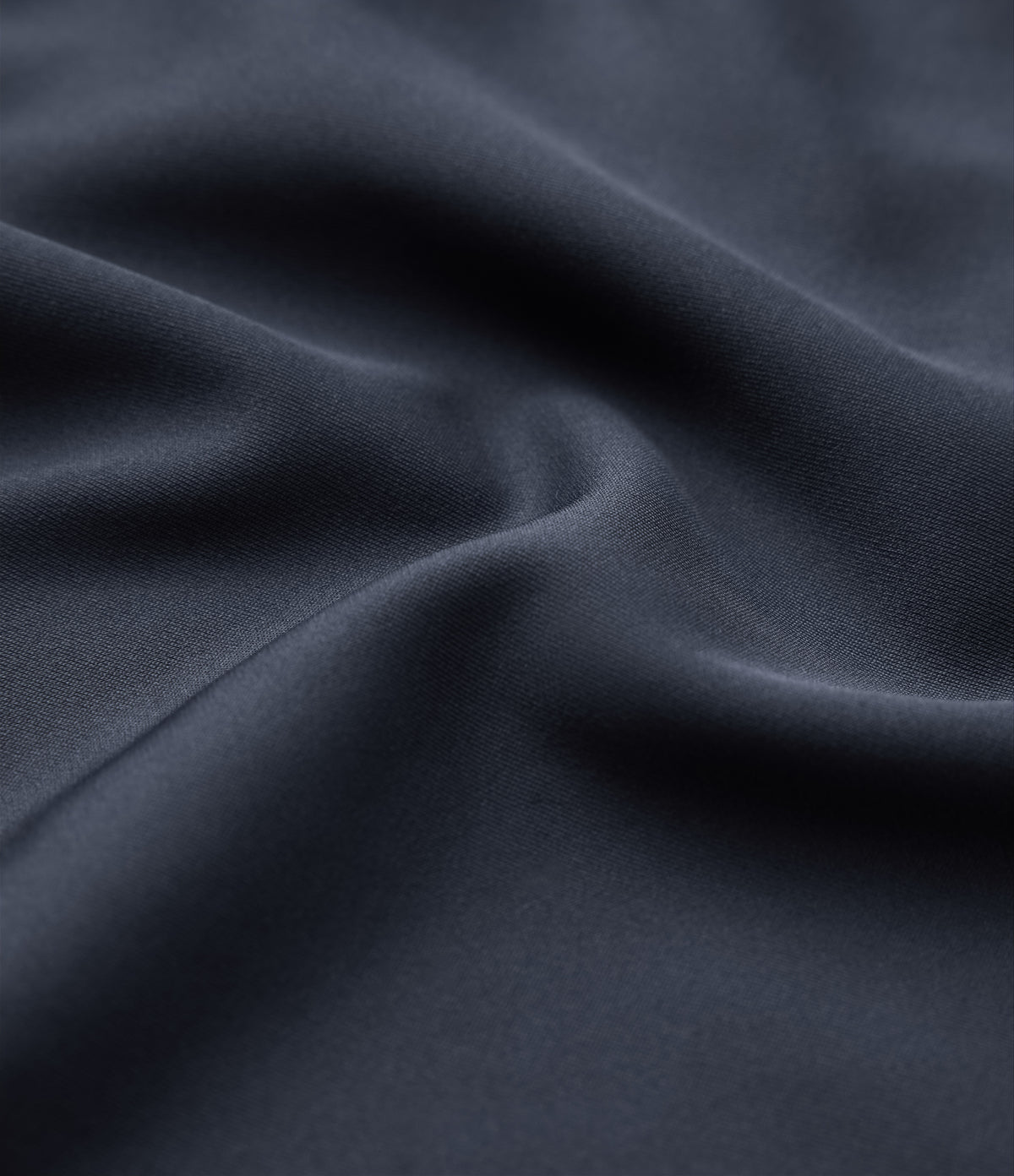 High Waisted Tummy Control Butt Lifting Curved Hem 2-in-1 Sheen Yoga Skirt with Pockets — Blue Nights — view 8