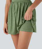 Padded 2-in-1 Playsuit-Edition — Light Green Floral Yarn — view 7
