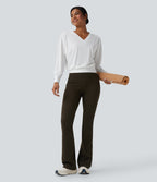 V-neck Oversized Quick Dry Yoga Sports Top — White — view 6