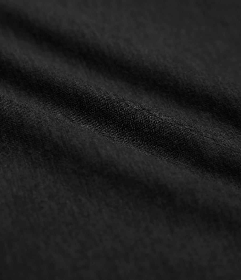 High Waisted Quick Dry Casual Heathered Warming Joggers with Pockets-UPF40+ — Coal Fade — view 7
