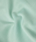 High Waisted Wide Leg Micro Waffle Casual Trousers with Pockets — Misty Jade — view 7
