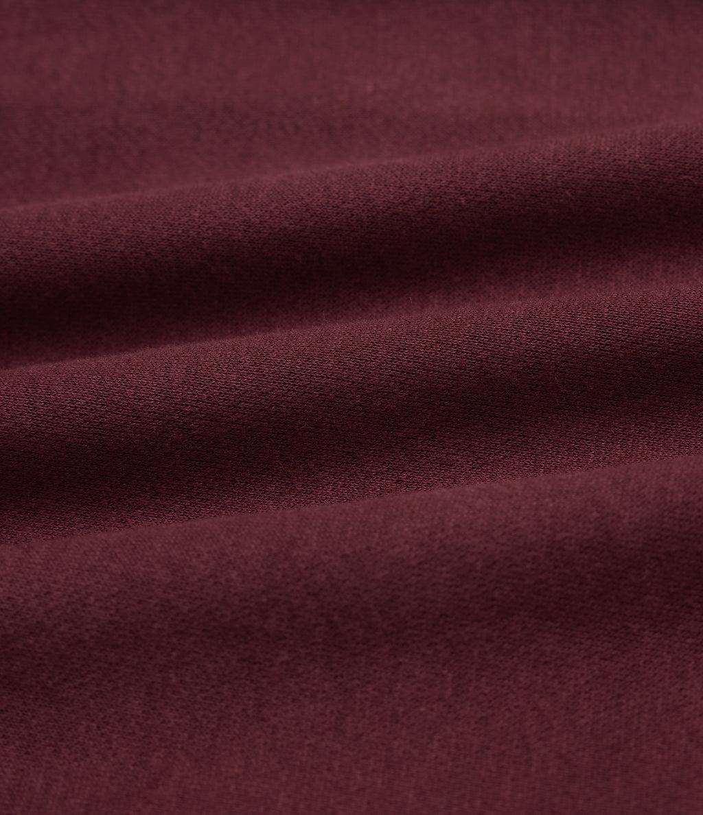 Foldover High Waisted Drawstring Fleece Casual Joggers with Pockets — Chocolate Truffle — view 8