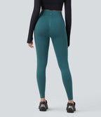 OneForm Seamless Flow High Waisted Tummy Control Butt Lifting Yoga 7/8 Leggings — Dragonfly — view 2