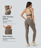 Tummy Control Training Jumpsuit with Pockets-Edition — Dawn Brown — view 1
