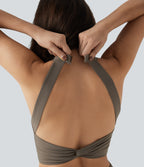 Tummy Control Training Jumpsuit with Pockets-Edition — Dawn Brown — view 5
