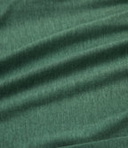 Mid Rise Drawstring Heathered Casual Baggy Trousers with Pockets — Emerald Floral Yarn — view 6