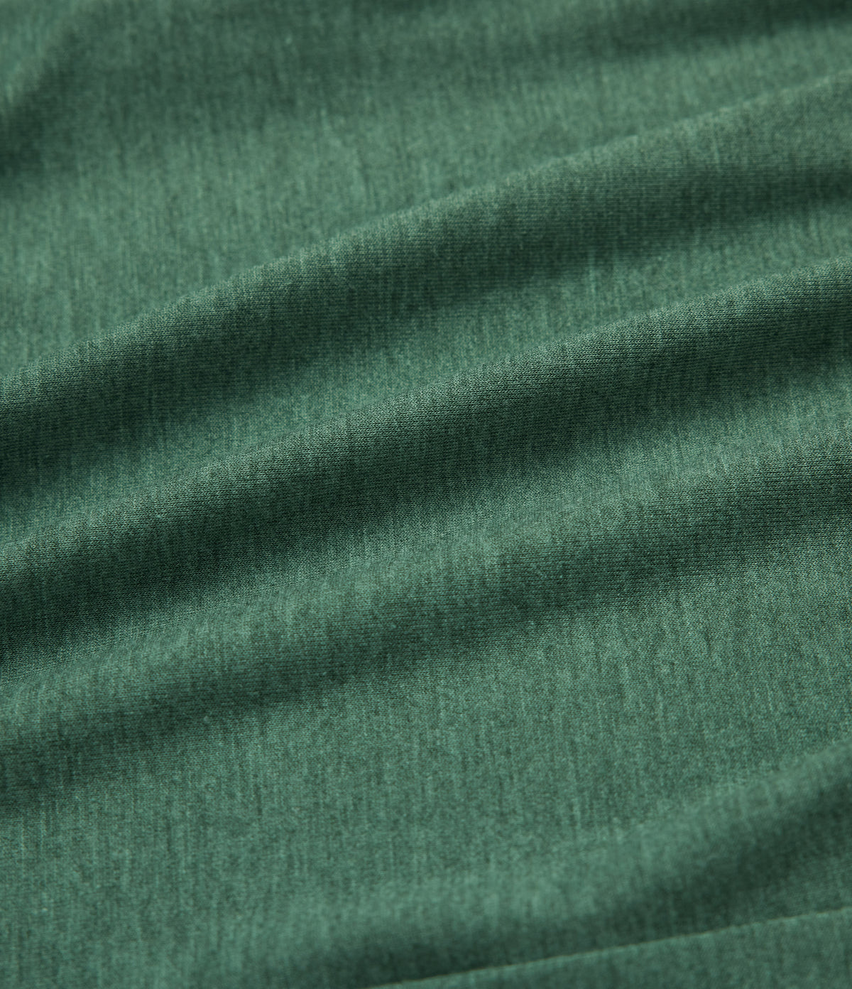 Mid Rise Drawstring Heathered Casual Baggy Trousers with Pockets — Emerald Floral Yarn — view 6