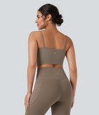Cropped Yoga Tank Top — Dawn Brown — view 2