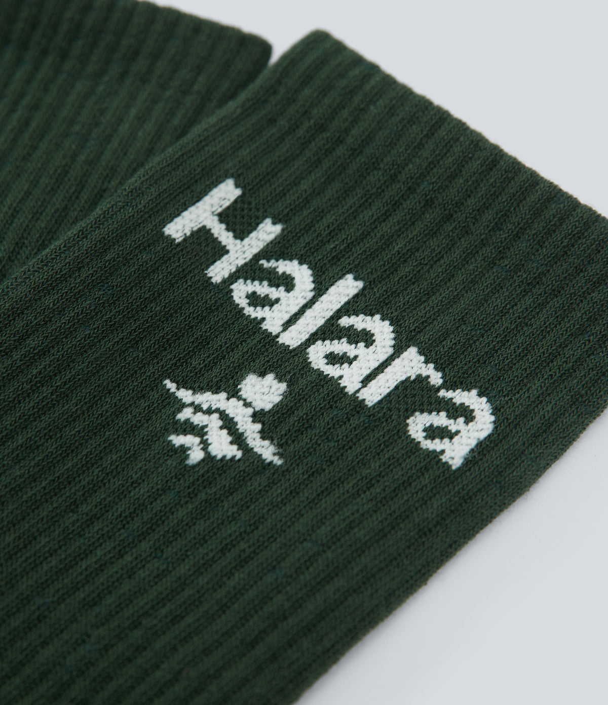 Letter Pickleball Crew Socks — Dark Green — additional view