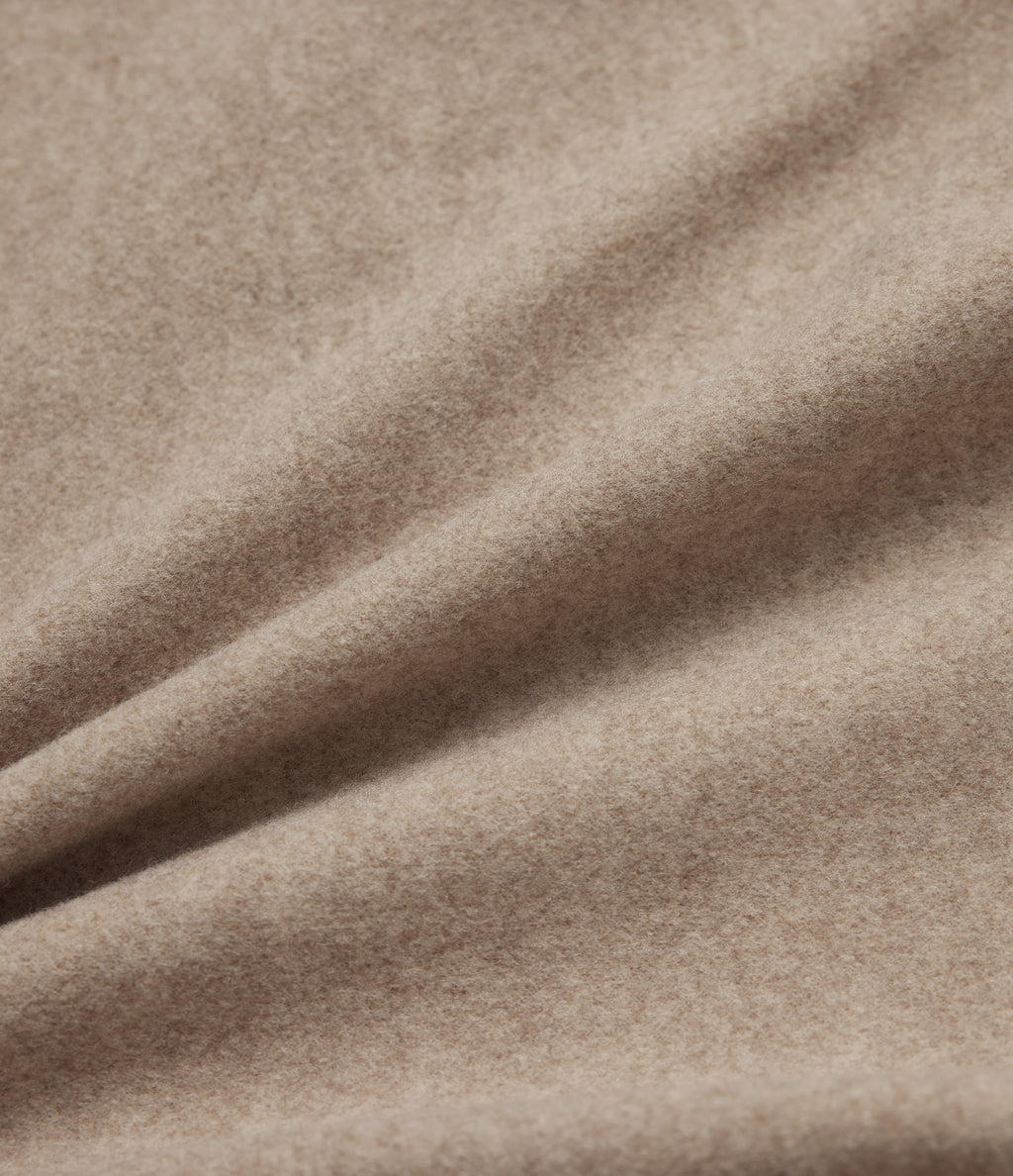 Long Sleeve Fleece Casual Jacket with Pockets — Lunar Weave — view 8