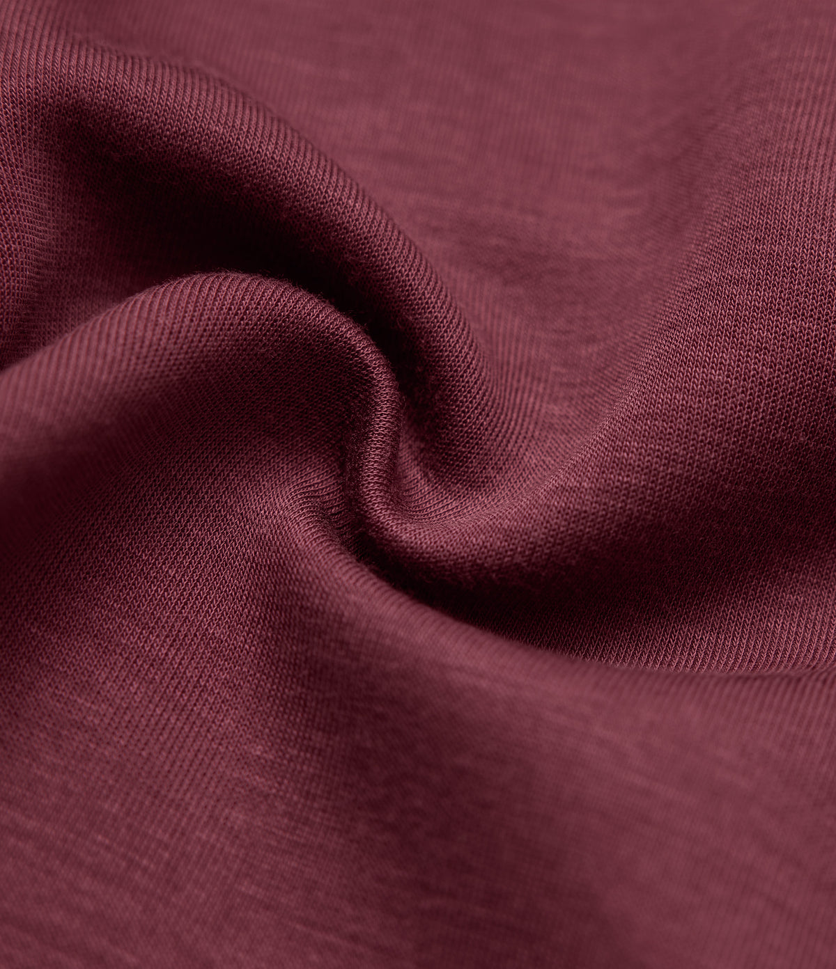SpacerTek Collar Long Sleeve Pleated Zip Fly Casual Jacket — Oxblood Red — view 8