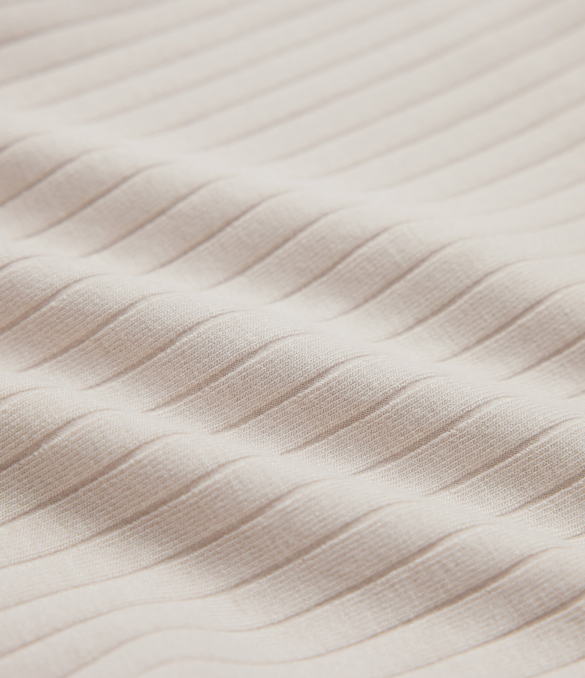Ribbed Knit High Waisted Casual Trousers with Pockets — Turtledove — view 8