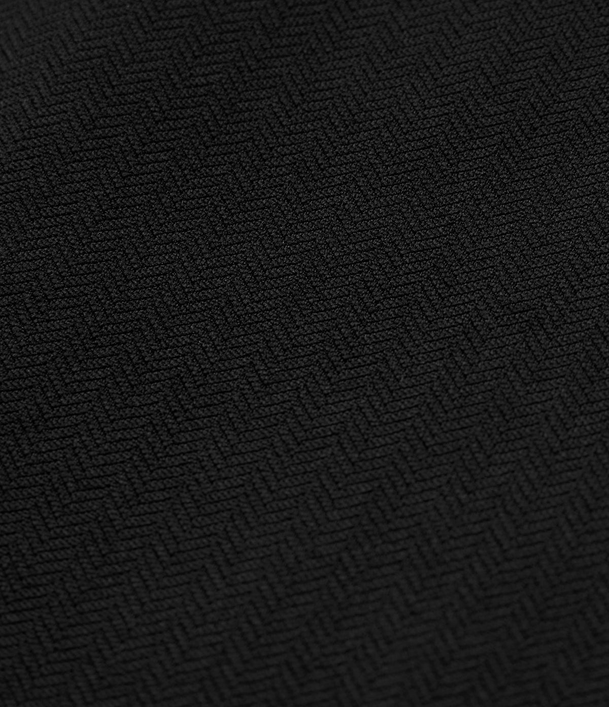High Waisted Tummy Control Herringbone Work Flared Trousers with Pockets — Black — view 8